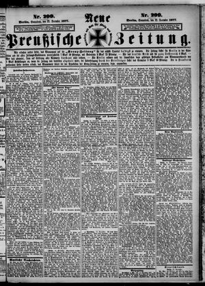 Neue preußische Zeitung vom 22.12.1877