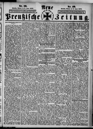 Neue preußische Zeitung vom 23.01.1878