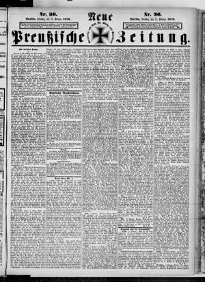 Neue preußische Zeitung vom 12.02.1878