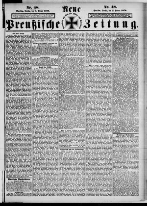 Neue preußische Zeitung vom 26.02.1878
