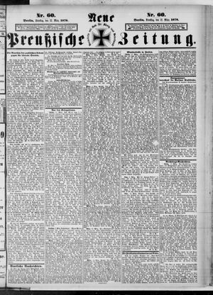 Neue preußische Zeitung vom 12.03.1878