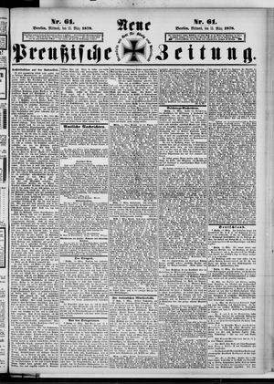 Neue preußische Zeitung vom 13.03.1878