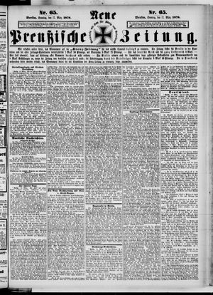 Neue preußische Zeitung vom 17.03.1878