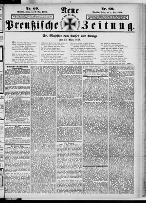 Neue preußische Zeitung vom 22.03.1878