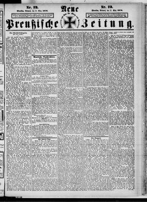 Neue preußische Zeitung vom 27.03.1878
