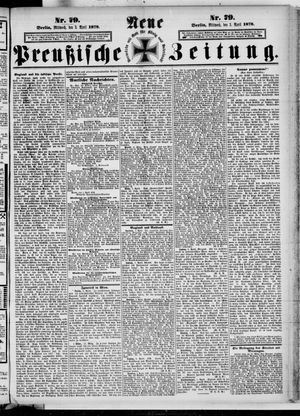 Neue preußische Zeitung vom 03.04.1878