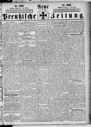 Neue preußische Zeitung vom 07.05.1878