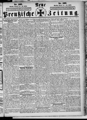 Neue preußische Zeitung vom 08.05.1878