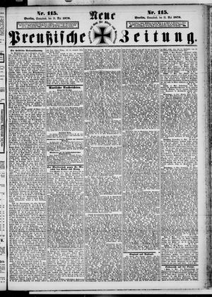 Neue preußische Zeitung vom 18.05.1878