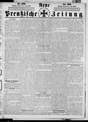 Neue preußische Zeitung vom 31.07.1878
