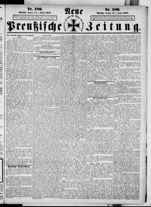 Neue preußische Zeitung vom 04.08.1878