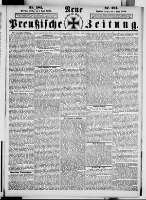 Neue preußische Zeitung vom 06.08.1878