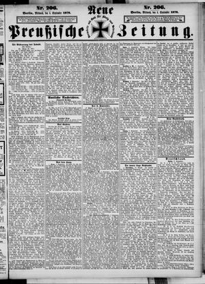 Neue preußische Zeitung vom 04.09.1878