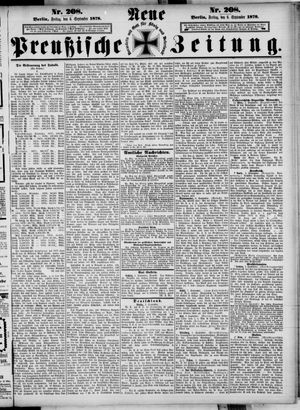 Neue preußische Zeitung vom 06.09.1878
