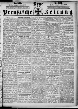 Neue preußische Zeitung vom 06.10.1878