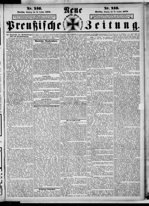 Neue preußische Zeitung vom 20.10.1878