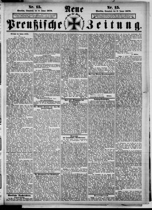 Neue preußische Zeitung vom 18.01.1879