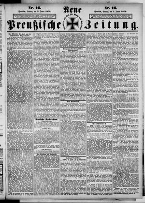Neue preußische Zeitung vom 19.01.1879