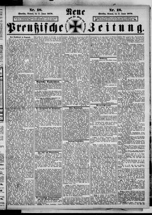 Neue preußische Zeitung vom 22.01.1879