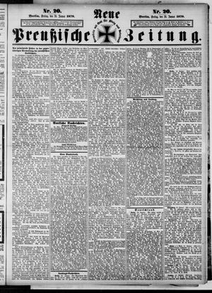 Neue preußische Zeitung vom 24.01.1879