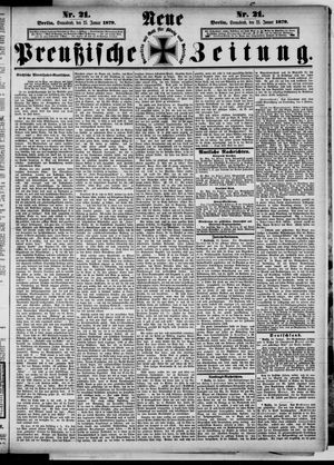Neue preußische Zeitung vom 25.01.1879