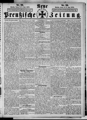 Neue preußische Zeitung vom 26.01.1879