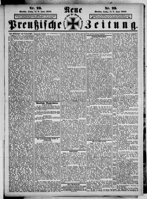 Neue preußische Zeitung vom 28.01.1879