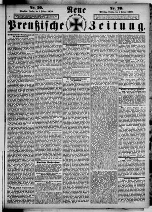 Neue preußische Zeitung vom 04.02.1879