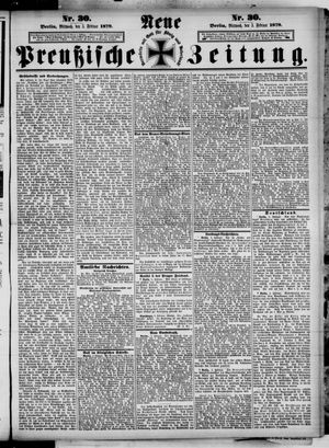 Neue preußische Zeitung vom 05.02.1879