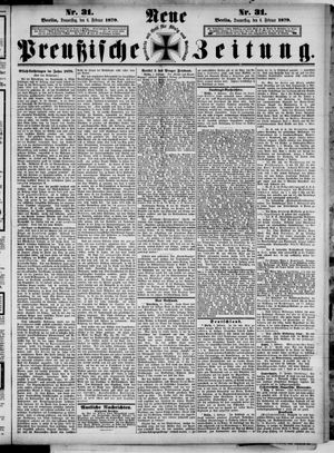 Neue preußische Zeitung vom 06.02.1879