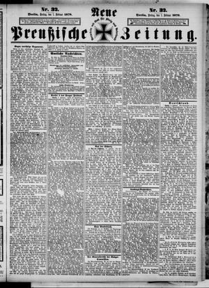 Neue preußische Zeitung vom 07.02.1879