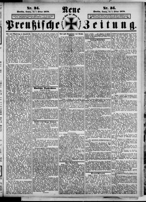 Neue preußische Zeitung vom 09.02.1879