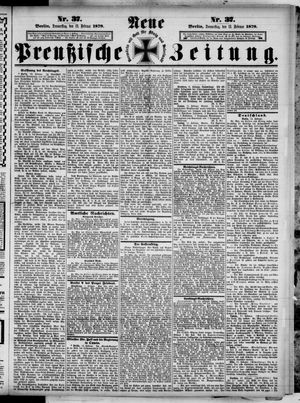 Neue preußische Zeitung vom 13.02.1879