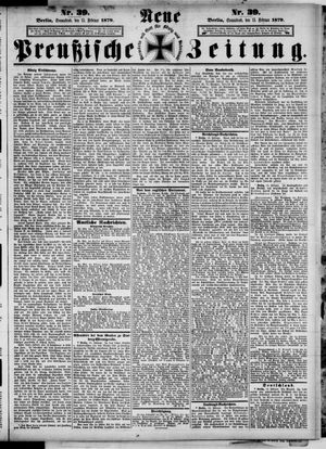 Neue preußische Zeitung vom 15.02.1879