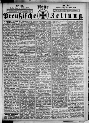 Neue preußische Zeitung on Feb 18, 1879