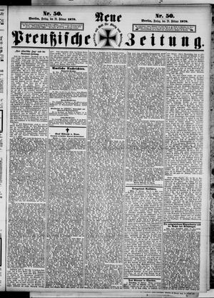 Neue preußische Zeitung vom 28.02.1879