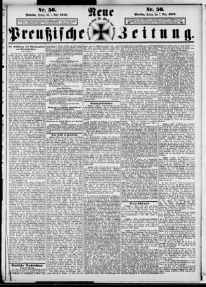Neue preußische Zeitung on Mar 7, 1879