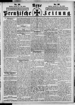 Neue preußische Zeitung vom 08.03.1879