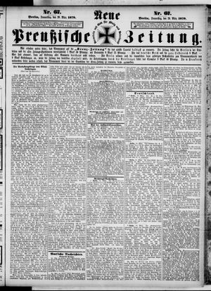 Neue preußische Zeitung vom 20.03.1879