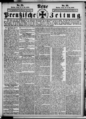 Neue preußische Zeitung vom 25.03.1879