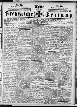 Neue preußische Zeitung vom 26.03.1879