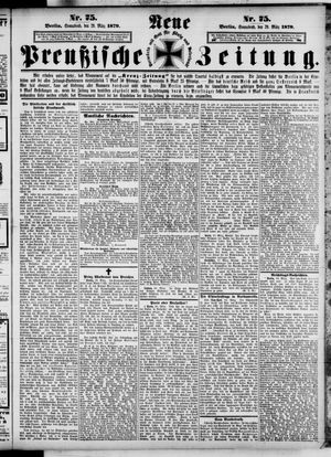 Neue preußische Zeitung vom 29.03.1879