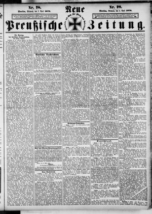 Neue preußische Zeitung vom 02.04.1879