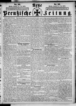 Neue preußische Zeitung vom 05.04.1879