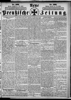 Neue preußische Zeitung on May 3, 1879