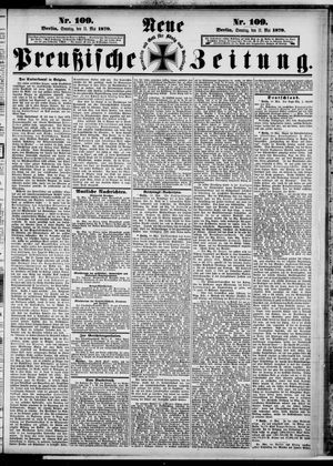 Neue preußische Zeitung vom 11.05.1879
