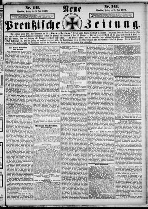 Neue preußische Zeitung vom 20.06.1879