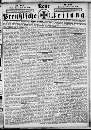 Neue preußische Zeitung vom 21.06.1879