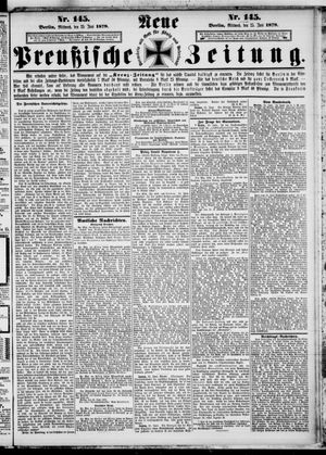 Neue preußische Zeitung vom 25.06.1879