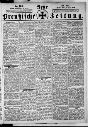 Neue preußische Zeitung vom 02.07.1879